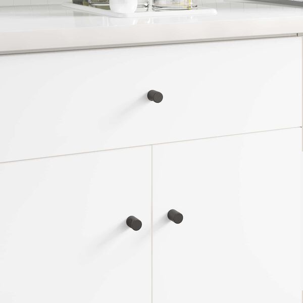 vidaXL Skapja rokturis 1011 pcs Melna Dzelzs