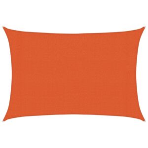 vidaXL saulessargs, 160 g/m&sup2;, oranžs, 3x4 m, HDPE