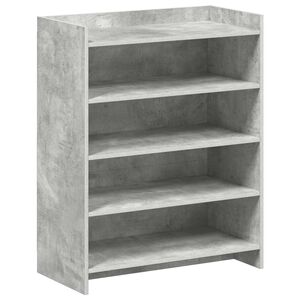 vidaXL Apavu skapis Betona pelēks 73,5 x 36 x 92 cm Inženierijas koks