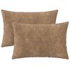 vidaXL Spilvenu pārvalks 2 pcs HEERLEN Pelēkbrūna 50 x 75 cm