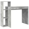 vidaXL Galds Betona pelēks Inženierijas koks 100 x 40 x 90 cm