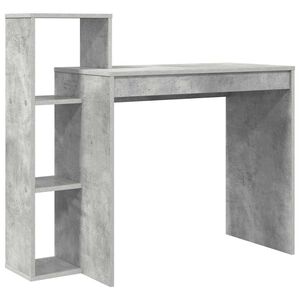 vidaXL Galds Betona pelēks Inženierijas koks 100 x 40 x 90 cm