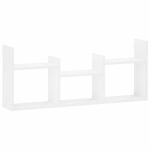 vidaXL Sienas plaukts Balts 97.5 x 17 x 40 cm Inženierijas koks