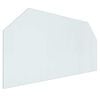 vidaXL Kamīna stikla plāksne Caurspīdīgs 120 x 60 cm Stikls