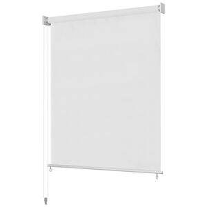 vidaXL āra rullo žalūzijas, baltas, 65 (platums) x 140 (augstums) cm, HDPE