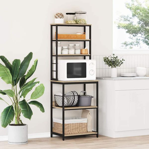 vidaXL Virtuves plaukts Sonoma ozols 60 x 40 x 168 cm