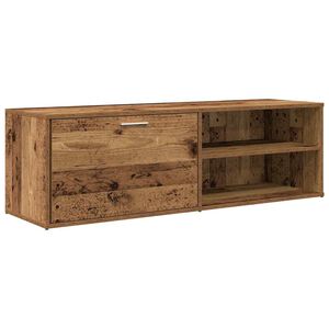 vidaXL TV skapītis, veca koka, 120x34x37 cm, skaidu plāksne