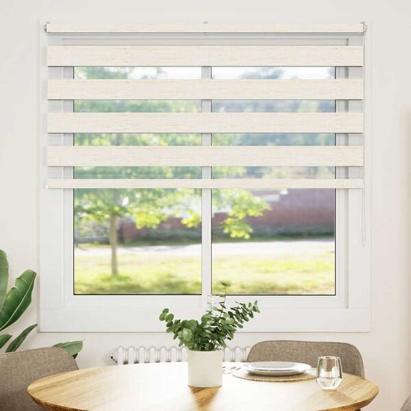 vidaXL žalūzijas zebra 140x100 cm auduma platums 135,9 cm poliesters