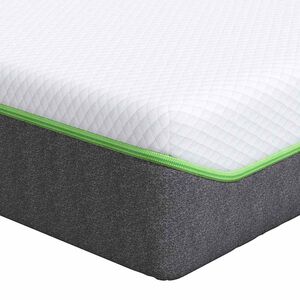 vidaXL Matracis Vidēji mīksts 70 x 200 cm Balts un pelēks