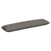 vidaXL Atpakaļ spilvens Gai&scaron;i pelēka 200 x 50 cm Korduroja audums