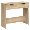 vidaXL konsoles galdiņ&scaron;, ozola krāsa, 90x36x75 cm, inženierijas koks