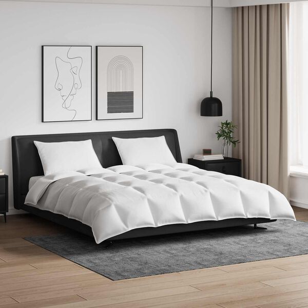 vidaXL Segas komplekts ar spilvenu 3 pcs Balts Dūnu spalva