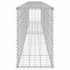 vidaXL gabions ar vāku, cinkots tērauds, 300x30x50 cm