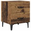 vidaXL Gultas skapis Vecs koks 40 x 35 x 47,5 cm Inženierijas koks