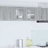 vidaXL Piekarams skapītis Pelēks Sonoma un balts 80 x 31 x 40 cm