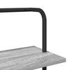 vidaXL Grāmatu plaukts Pelēks Sonoma 60 x 24 x 203 cm