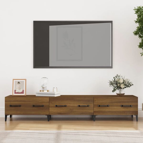 vidaXL TV skapītis, ozolkoka krāsa, 150x34,5x30 cm, inženierijas koks