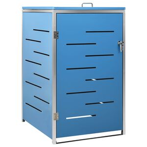 vidaXL nojume atkritumu konteineram, 69x77,5x115 cm, tērauds