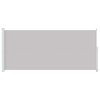 vidaXL izvelkama sānu markīze, pelēka, 220x500 cm