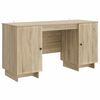 vidaXL Galds Sonomas ozols Inženierijas koks 142,5 x 50 x 75 cm