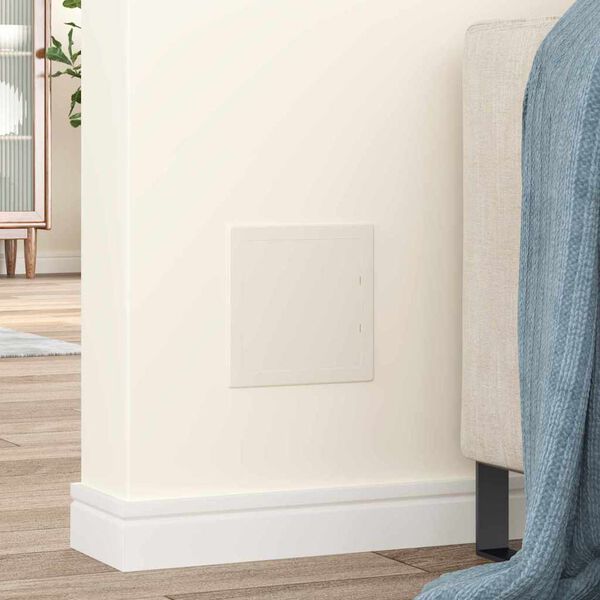 vidaXL Piekļuves paneļi 2 pcs Balts 15 x 15 cm ABS plastmasa