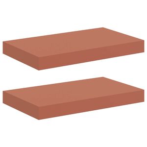 vidaXL Sienas plaukts 2 gab. Sarkana 40 x 23,5 x 3,8 cm