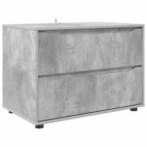 vidaXL Skapītis Betona pelēks 80 x 48 x 57 cm Inženierijas koks