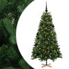 vidaXL Mākslīgā Ziemassvētku egle ar bumbiņu 150 cm 150 LED