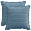 vidaXL Spilvenu pārvalks 2 gab. HOUTEN Zila 35 x 35 cm kordurojs