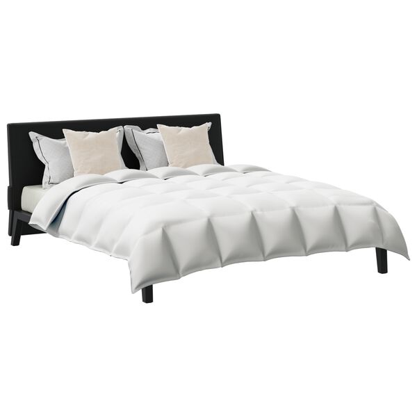 vidaXL Segas komplekts ar spilvenu 3 pcs Balts Dūnu spalva