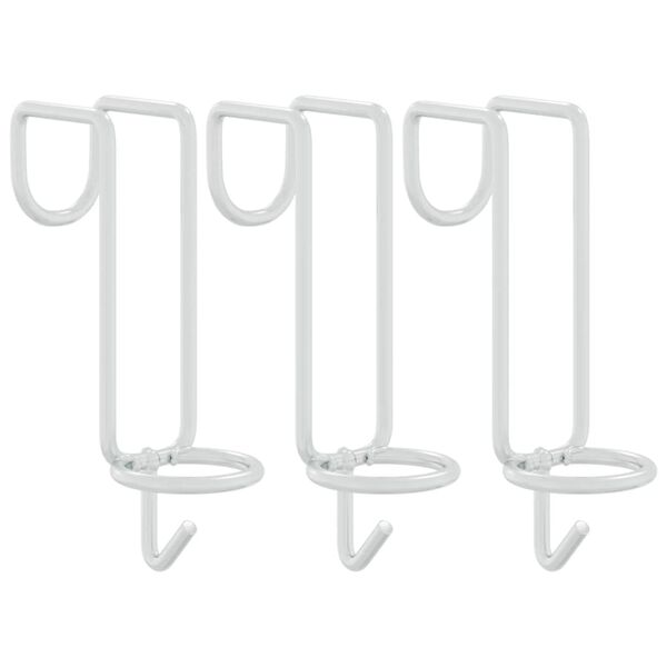 vidaXL spaiņu pakaramais, pārnēsājams, sudraba, cinkots tērauds