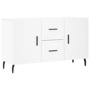 vidaXL kumode, balta, 100x36x60 cm, inženierijas koks