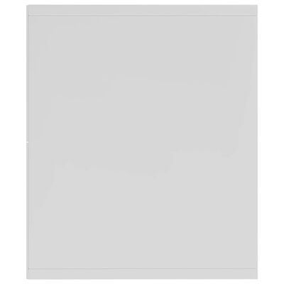 vidaXL grāmatu plaukts, 36x30x114 cm, balta skaidu plāksne
