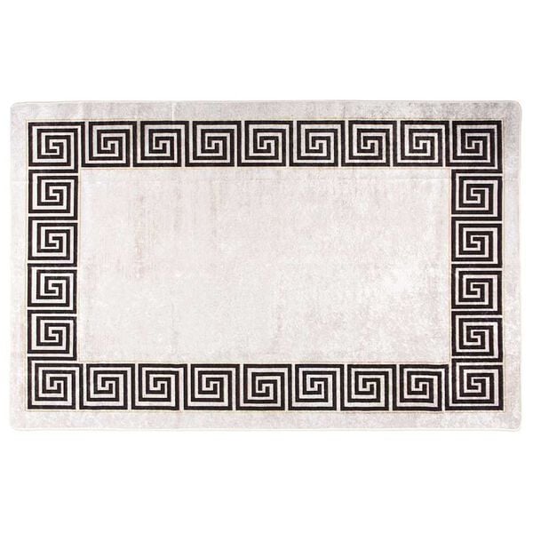 vidaXL paklājs, 160x230 cm, gai&scaron;i bē&scaron;s, mazgājams