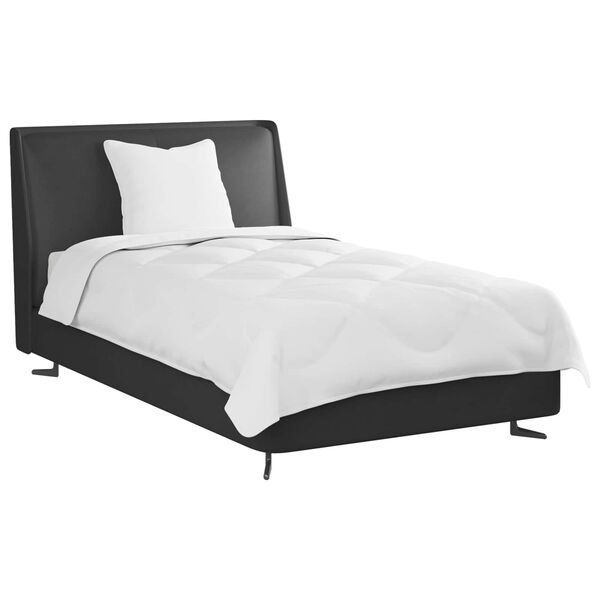 vidaXL Sega ar spilvenu 2 pcs Balts Mikro&scaron;ķiedra