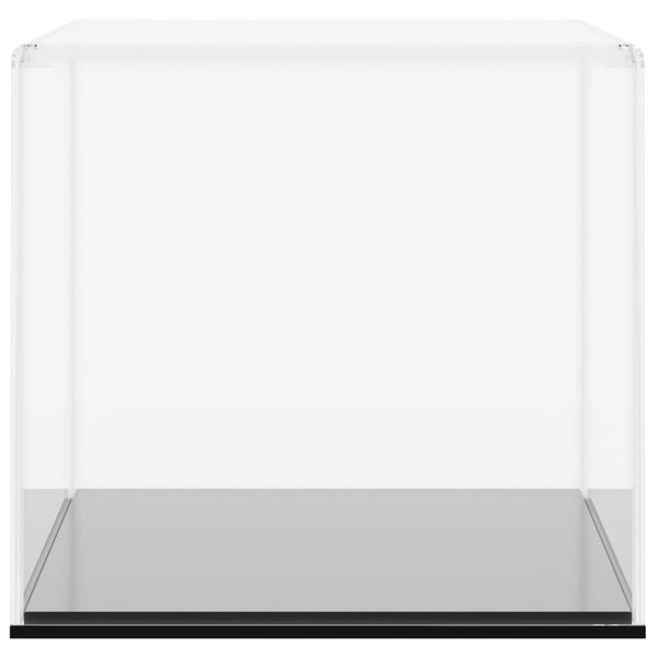 vidaXL vitrīnas kaste, caurspīdīga, 30x15x14 cm, akrils