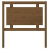 vidaXL gultas galvgalis, medus brūns, 95,5x4x100 cm, priedes masīvkoks