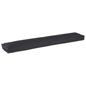 vidaXL Koka paletes spilvens Melna 200 x 40 x 8 cm Oksforda audums