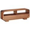 vidaXL TV skapītis, 110x30x40 cm, akācijas masīvkoks