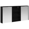 vidaXL Vannas istabas skapju komplekts 3 gab. 126 x 16 x 62.5 cm