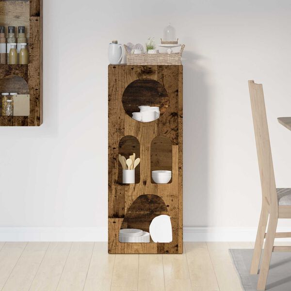 vidaXL Puse Vecs koks 40 x 35 x 100.5 cm Inženierijas koks