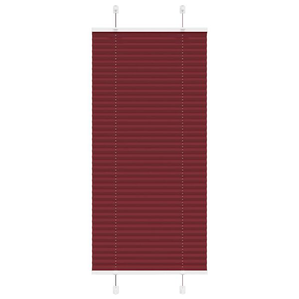 vidaXL kroku žalūzija Bordo sarkana 60x150 cm auduma platums 59,4 cm