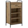 vidaXL Apavu skapis 51 x 36,5 x 93 cm Inženierijas koks Artisan Ozols