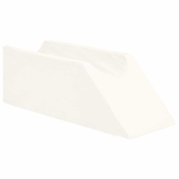 vidaXL Kājas spilvens Vienkrāsains Balts 68 x 25 x 21,5 cm PU putas