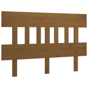 vidaXL gultas galvgalis, medus brūns, 183,5x3x81 cm, priedes masīvkoks