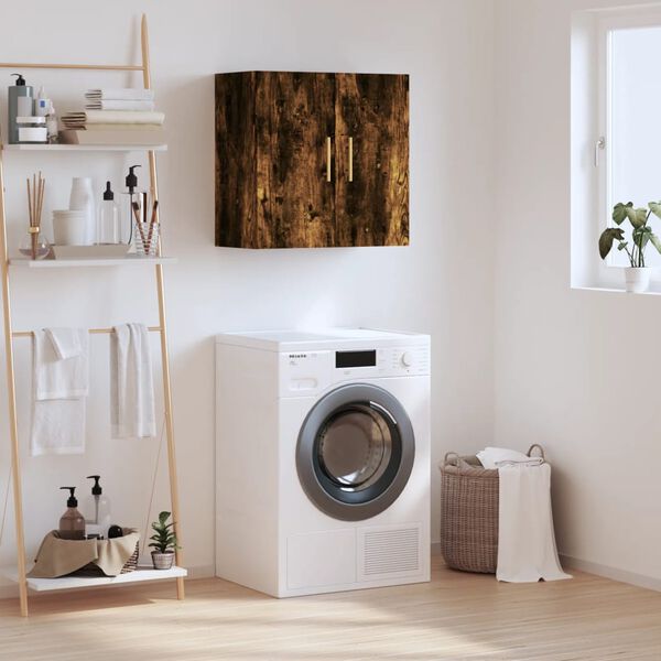 vidaXL sienas skapītis, ozola krāsā, 60x31x60 cm, inženierijas koks