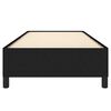 vidaXL gultas rāmis bez matrača, melns, 90x190cm audums