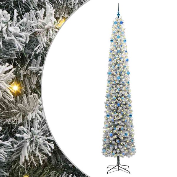 vidaXL Mākslīgā Ziemassvētku eglīte su 300 LED ar statīvu Zaļa 300 cm