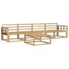 vidaXL Āra dīvānu komplekts 5 pcs Balts 79 x 79 x 37 cm