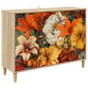 vidaXL Puse GENNEP Sonoma 102 x 33 x 75 cm Inženierijas koks